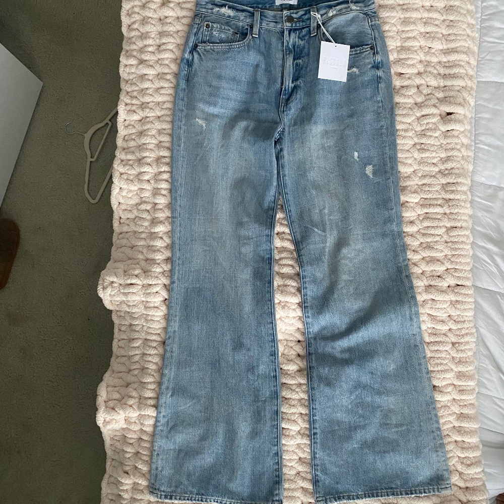 Pistola Stevie High Rise Wide Leg Jeans